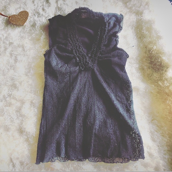 RINASCIMENTO Blacktop Layered Sheer sleeveless XS - Picture 2 of 8